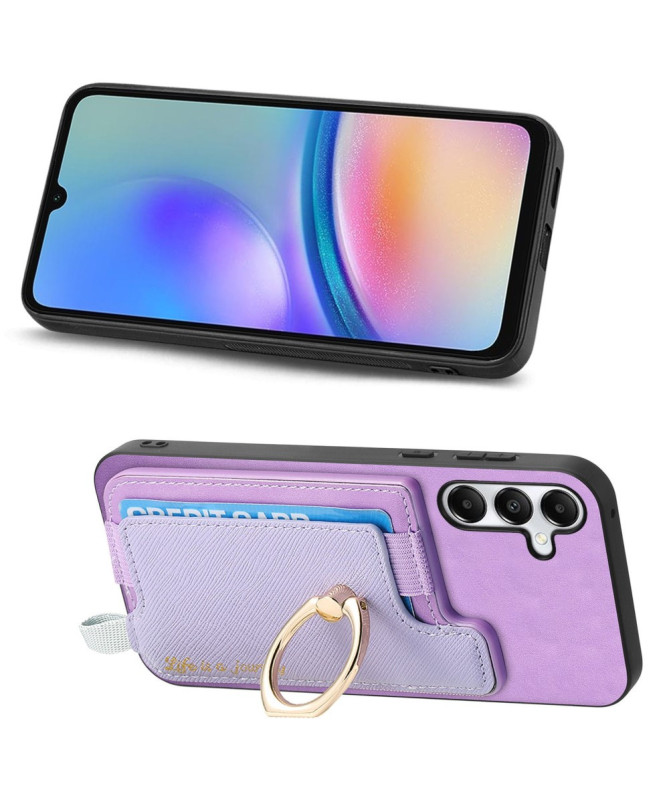 Coque Samsung Galaxy A05s avec Porte-Carte Détachable et Anneau