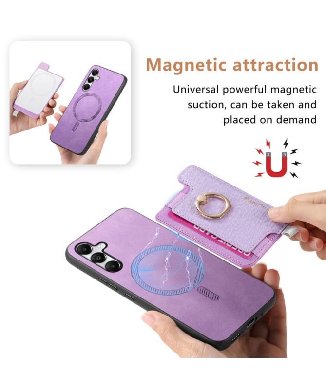 Coque Samsung Galaxy A05s avec Porte-Carte Détachable et Anneau