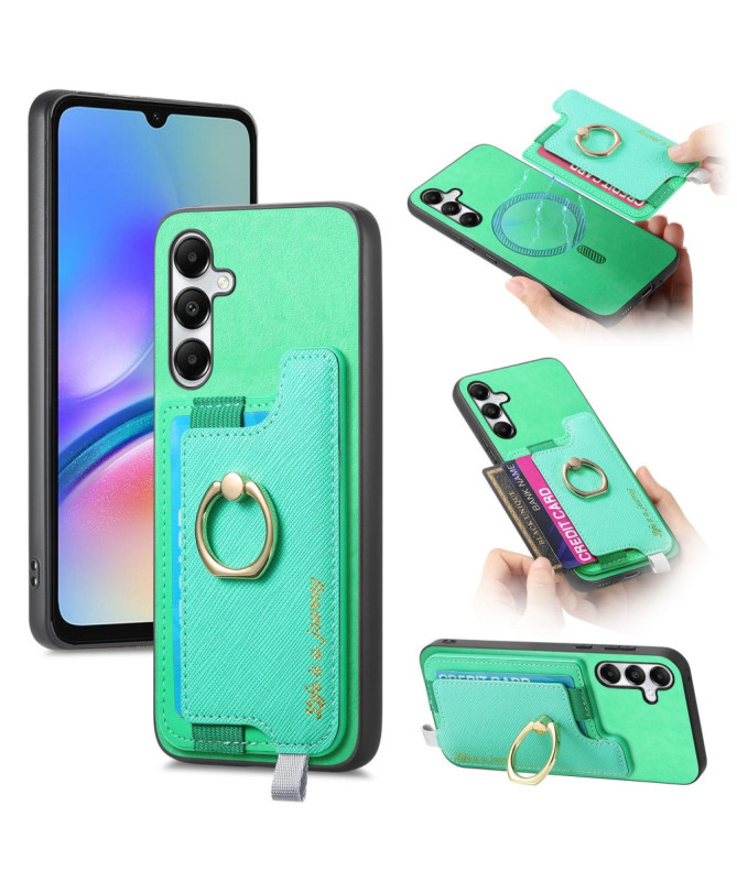 Coque Samsung Galaxy A05s avec Porte-Carte Détachable et Anneau