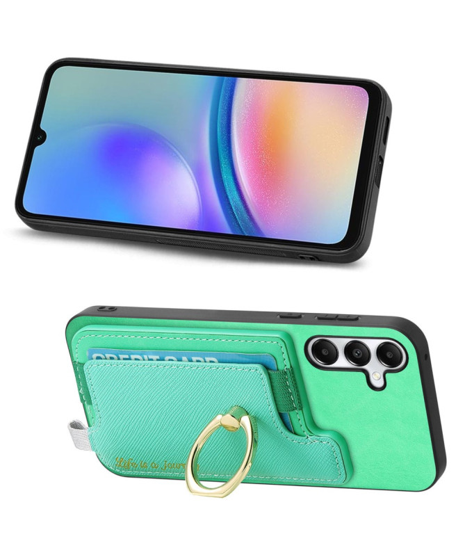 Coque Samsung Galaxy A05s avec Porte-Carte Détachable et Anneau