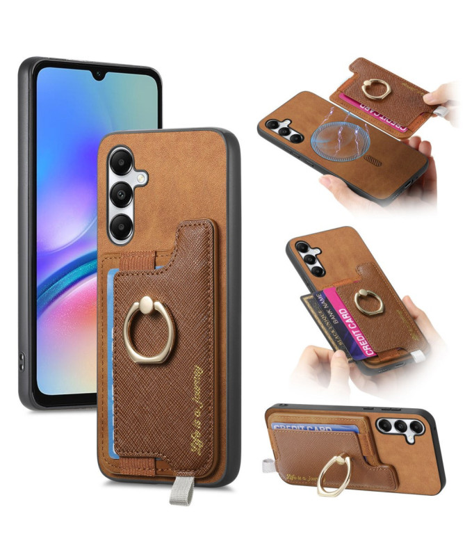 Coque Samsung Galaxy A05s avec Porte-Carte Détachable et Anneau