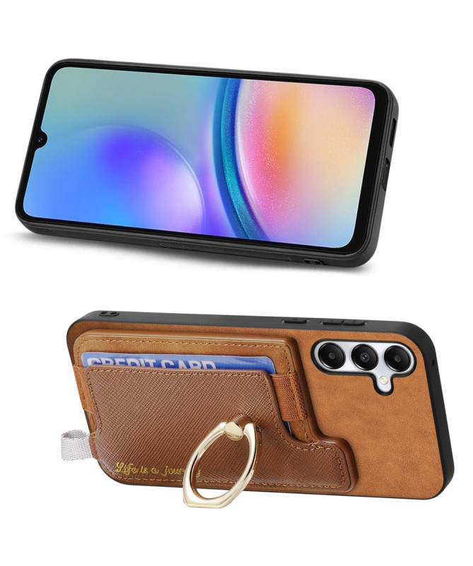 Coque Samsung Galaxy A05s avec Porte-Carte Détachable et Anneau