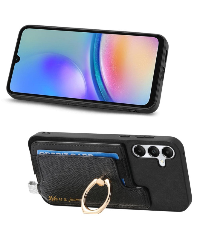 Coque Samsung Galaxy A05s avec Porte-Carte Détachable et Anneau