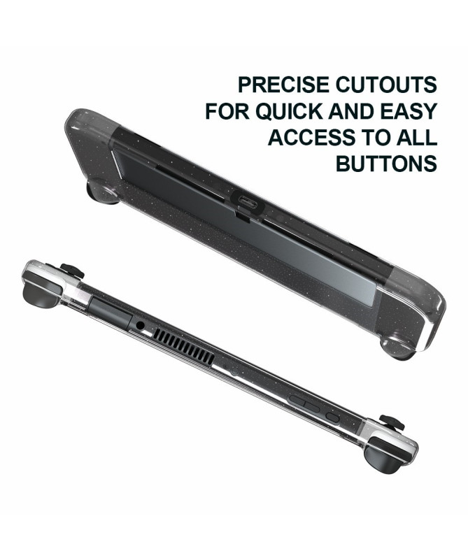 Coque Nintendo Switch OLED Transparente Scintillante