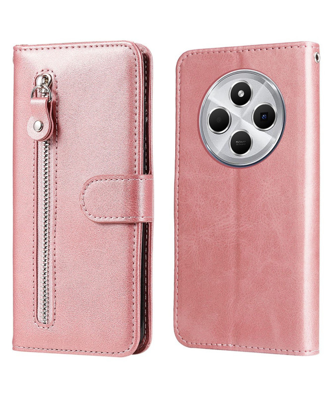 Housse Xiaomi Redmi 14C 4G / Poco C75 Portefeuille Zippé Pratique