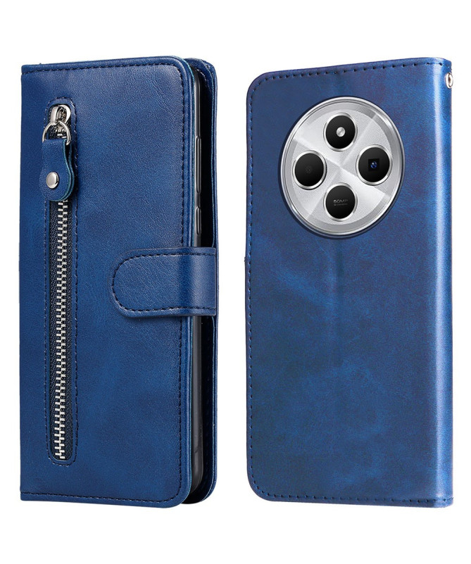 Housse Xiaomi Redmi 14C 4G / Poco C75 Portefeuille Zippé Pratique