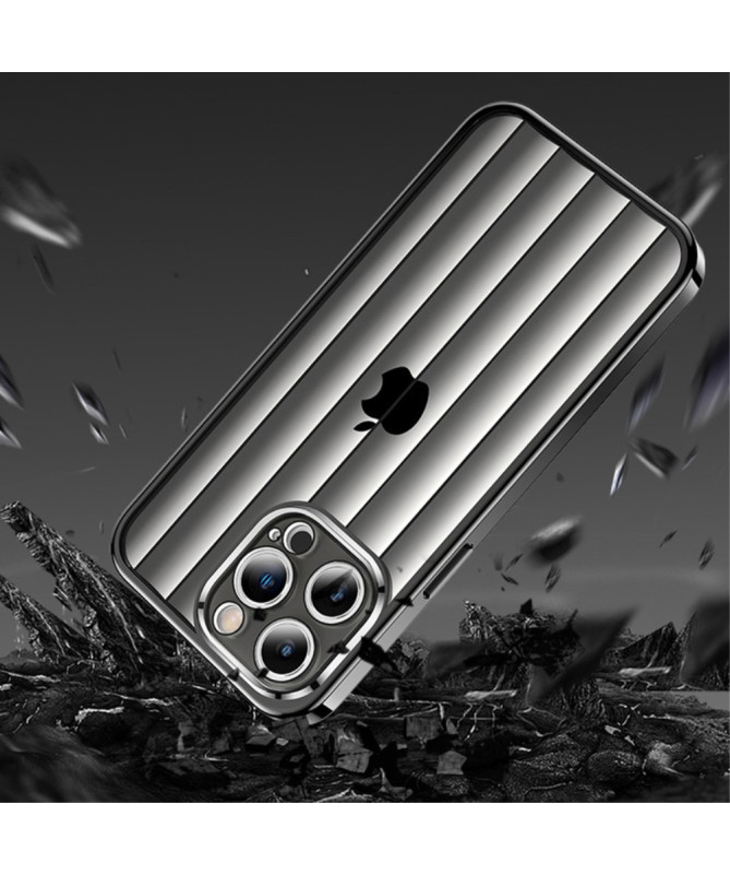 Coque iPhone 14 Pro Max Chrome Texture