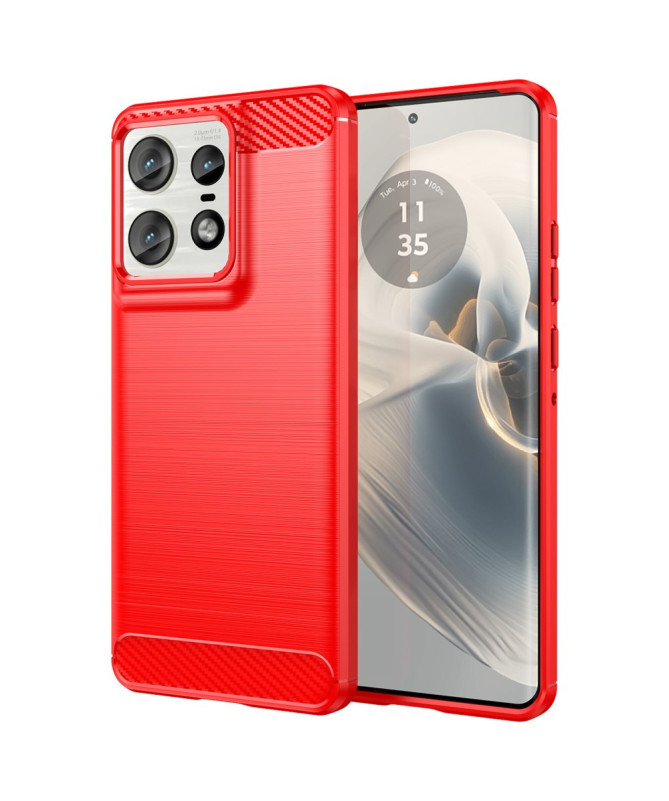 Coque Motorola Edge 50 Pro effet brossé silicone