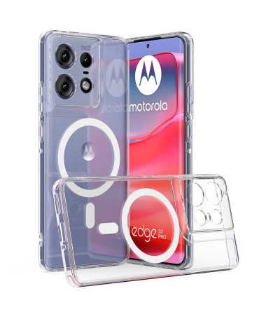 Coque Motorola Edge 50 Pro Transparence Magnétique