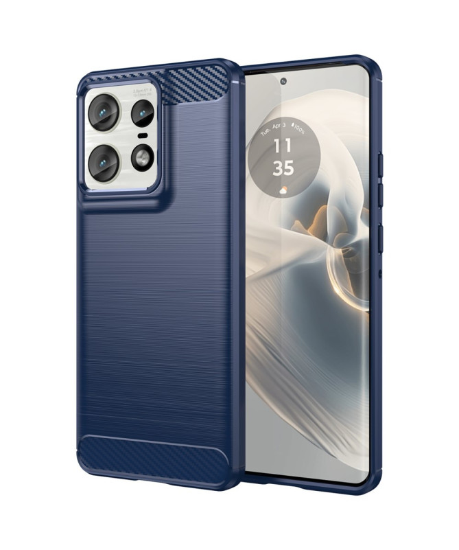 Coque Motorola Edge 50 Pro effet brossé silicone