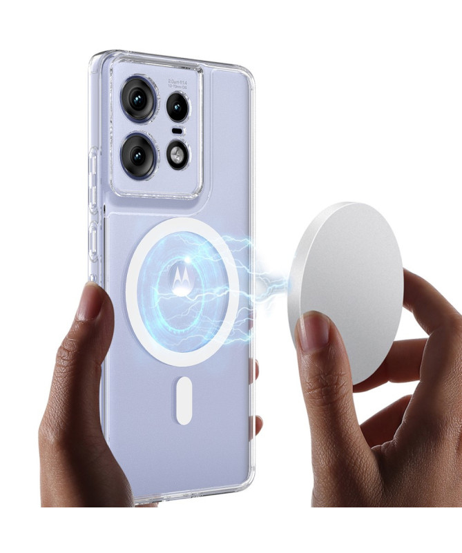 Coque Motorola Edge 50 Pro Transparence Magnétique