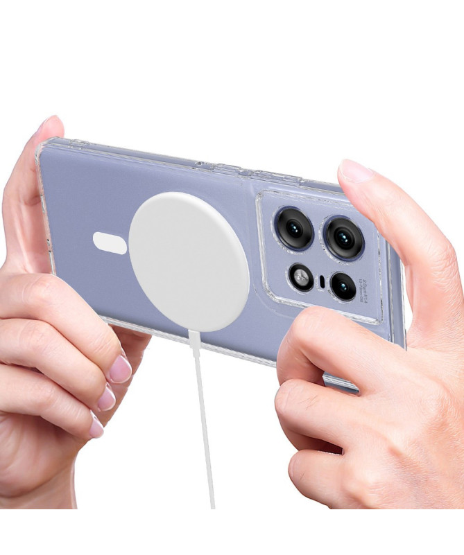 Coque Motorola Edge 50 Pro Transparence Magnétique