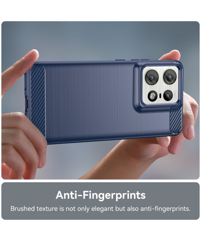 Coque Motorola Edge 50 Pro effet brossé silicone