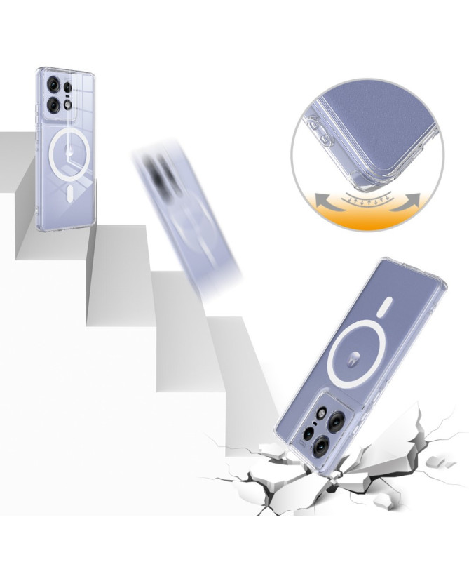 Coque Motorola Edge 50 Pro Transparence Magnétique