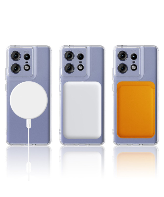 Coque Motorola Edge 50 Pro Transparence Magnétique