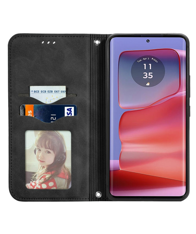 Housse Motorola Edge 50 Pro Business Rétro