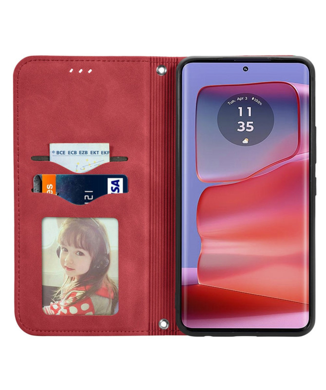 Housse Motorola Edge 50 Pro Business Rétro