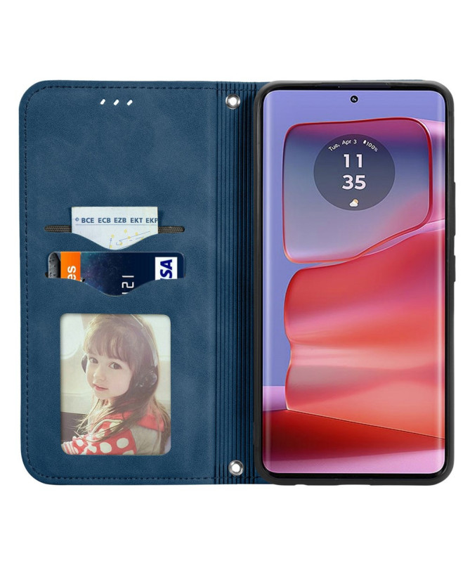 Housse Motorola Edge 50 Pro Business Rétro