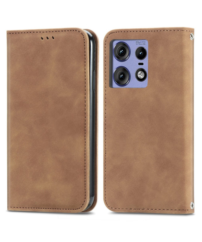 Housse Motorola Edge 50 Pro Business Rétro