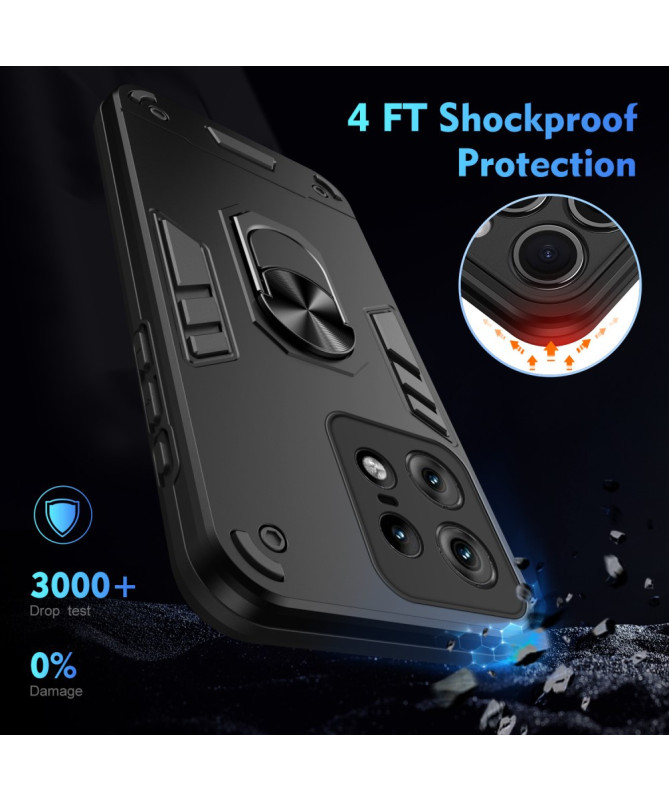 Coque Motorola Edge 50 Pro – Protection Renforcée avec Anneau Métal