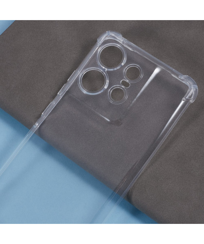 Coque Motorola Edge 50 Pro Transparent Renforcé avec Cordon