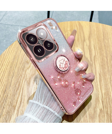 Coque Xiaomi 14T Pro Glamour Glitz avec Anneau