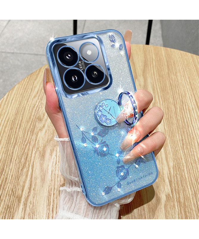 Coque Xiaomi 14T Pro Glamour Glitz avec Anneau