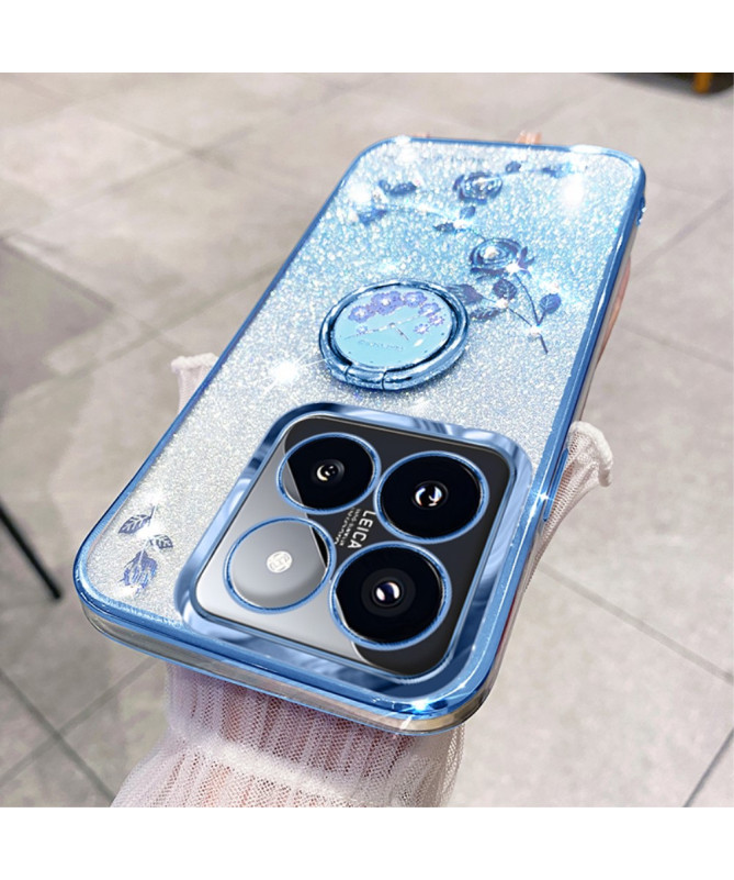 Coque Xiaomi 14T Pro Glamour Glitz avec Anneau