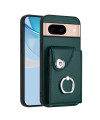 Coque Google Pixel 8a YB avec Porte-Cartes et Anneau Rotative