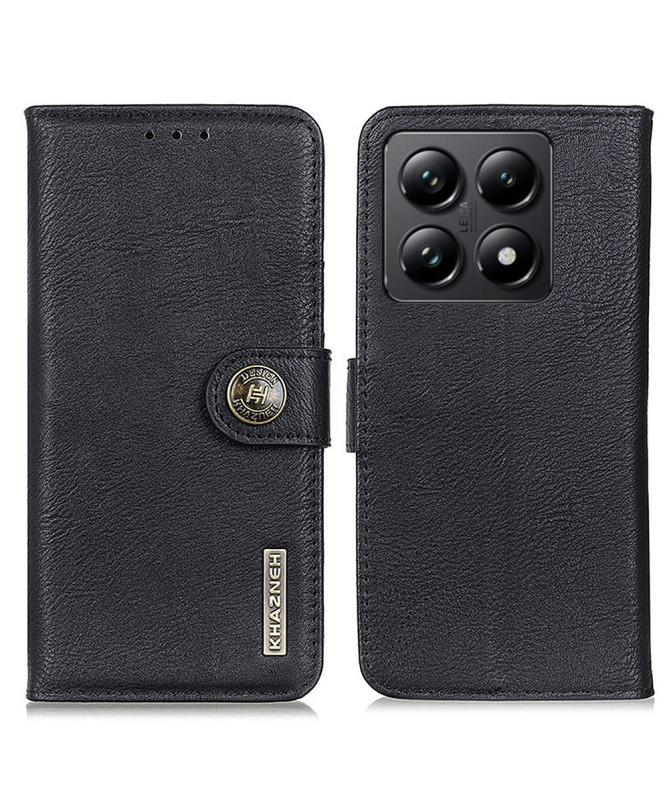 Housse Xiaomi 14T Pro KHAZNEH Effet Cuir Porte Cartes