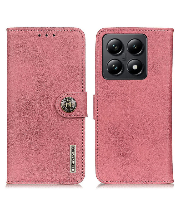 Housse Xiaomi 14T Pro KHAZNEH Effet Cuir Porte Cartes