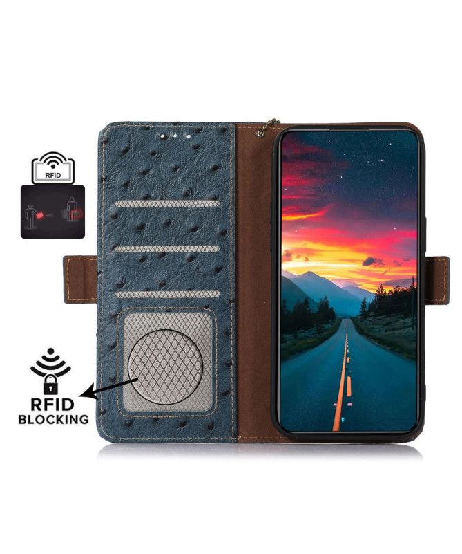 Housse Xiaomi 14T Pro Cuir Effet Peau D'Autruche