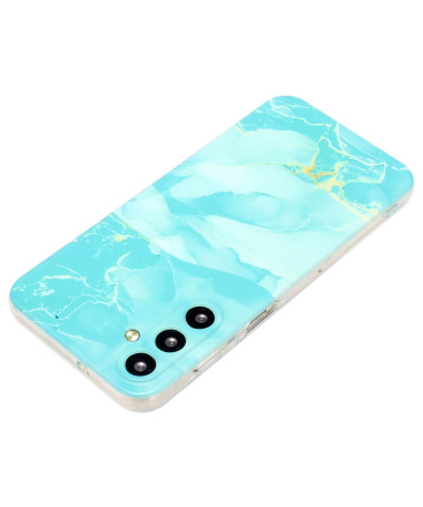 Coque Samsung Galaxy S24 FE Aqua Marbré