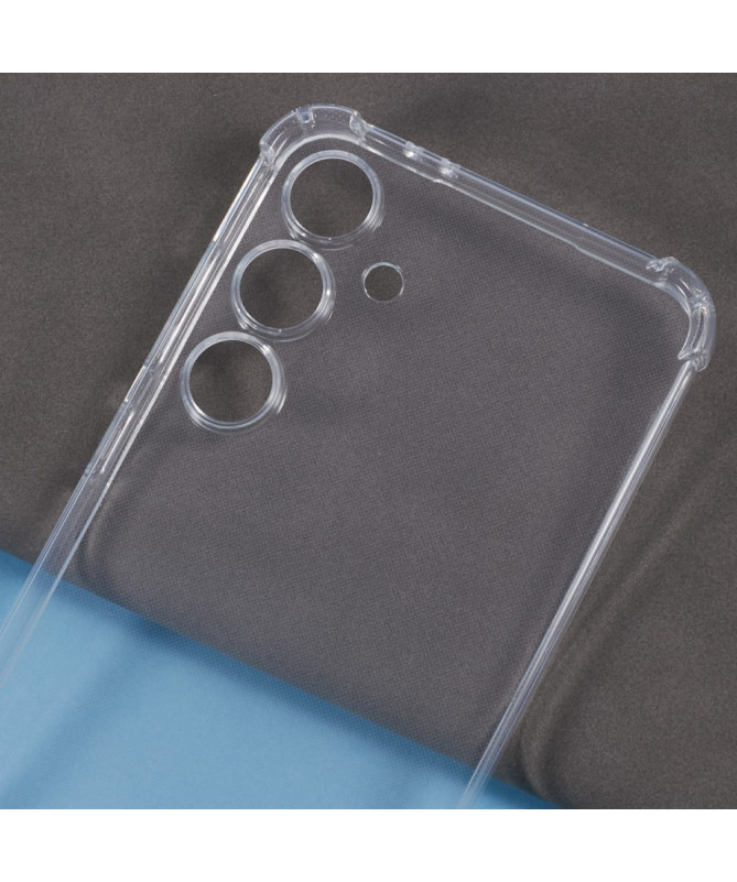 Coque Samsung Galaxy S24 FE Transparent Renforcé avec Cordon