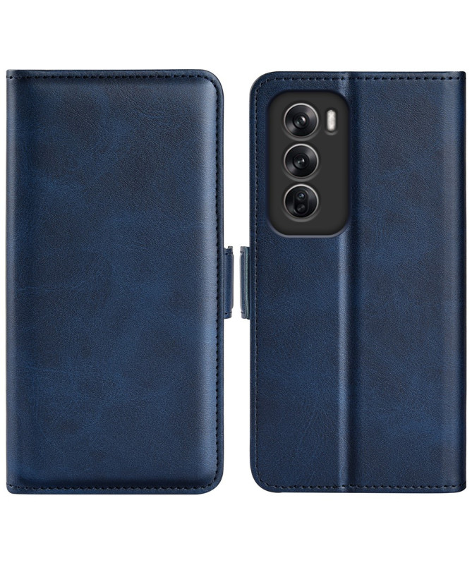 Étui Oppo Reno 12 Pro 5G - Portefeuille Simili Cuir Mat