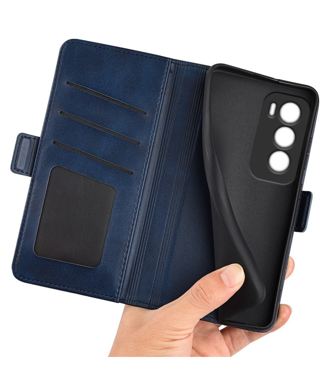 Étui Oppo Reno 12 Pro 5G - Portefeuille Simili Cuir Mat