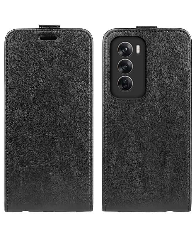 Housse Oppo Reno 12 Pro 5G simili cuir avec rabat vertical