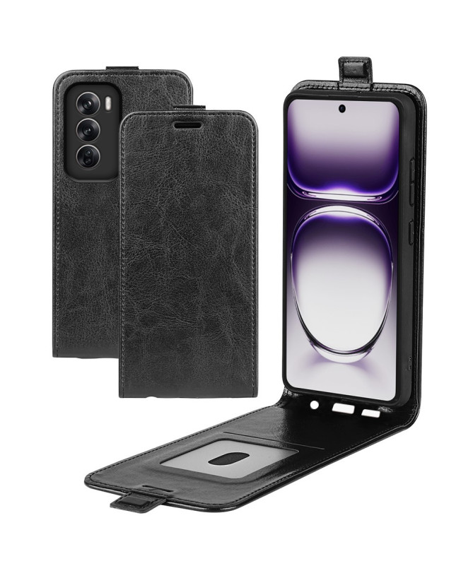 Housse Oppo Reno 12 Pro 5G simili cuir avec rabat vertical