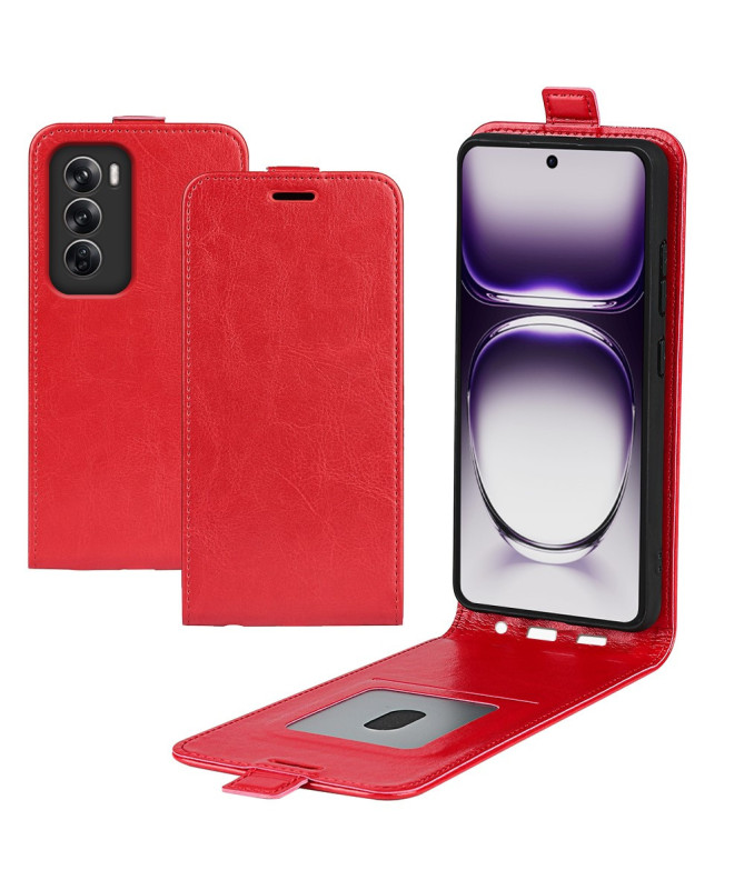 Housse Oppo Reno 12 Pro 5G simili cuir avec rabat vertical