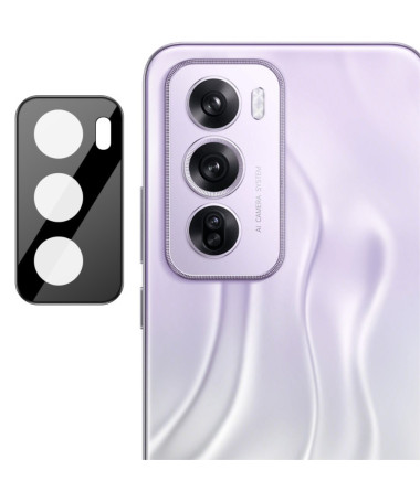 Oppo Reno 12 Pro 5G - Protections en verre trempé pour lentille arrière (2 pièces) - Noir