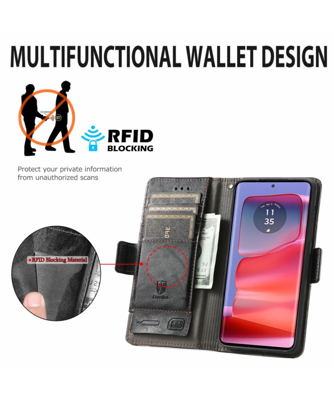 Housse Motorola Edge 50 Fusion Flip Business