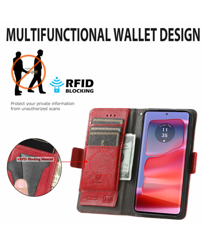 Housse Motorola Edge 50 Fusion Flip Business