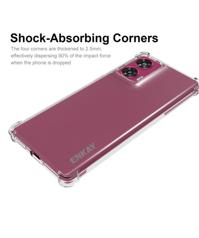 Protection Coque Motorola Edge 50 Fusion ENKAY Transparent