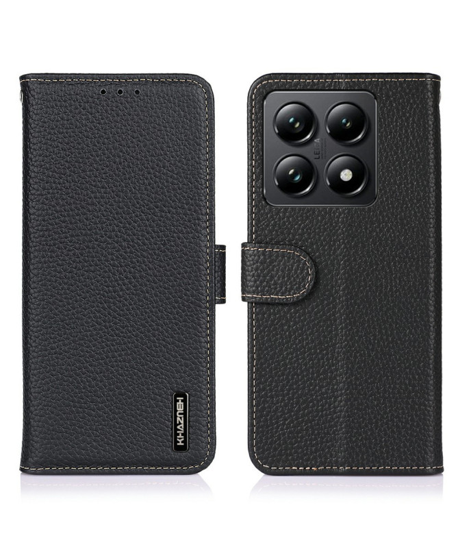 Housse Xiaomi 14T Pro Cuir Grainé KHAZNEH