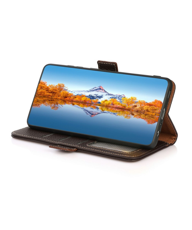 Housse Xiaomi 14T Pro KHAZNEH cuir grainé first