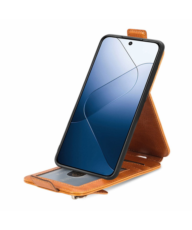 Housse Xiaomi 14T Pro Rabat Vertical Porte-Cartes