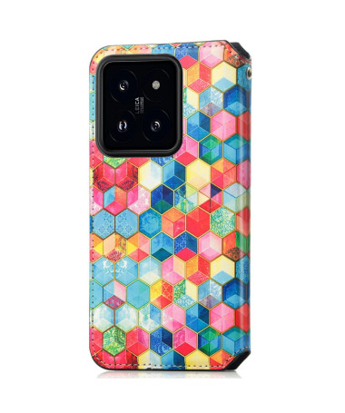 Housse Xiaomi 14T Pro Cubes Colorés