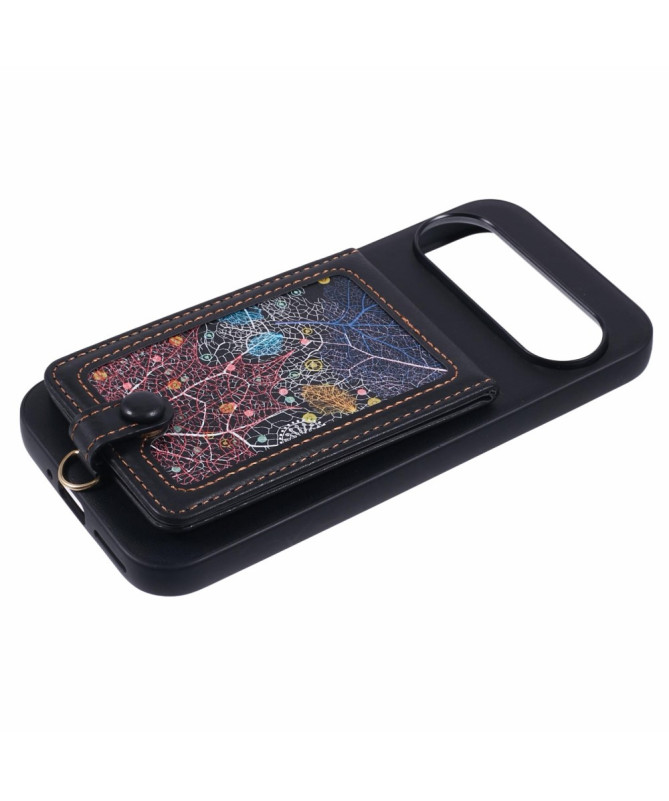 Coque Google Pixel 9 Pro XL Galactique avec Porte-cartes et Support