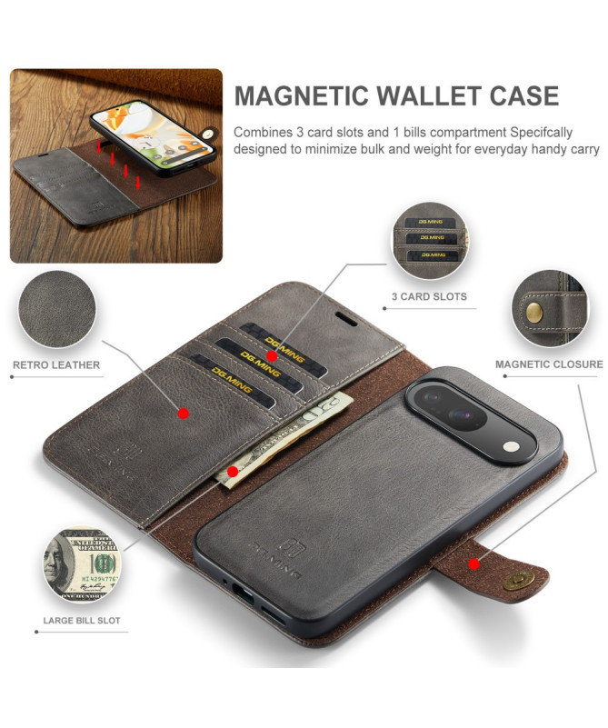 Google Pixel 9 / 9 Pro - Protection 2 en 1 housse et coque détachable