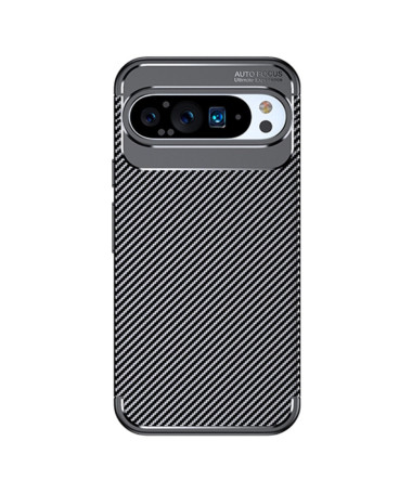 Coque Google Pixel 9/9 Pro style fibre de carbone - Noir